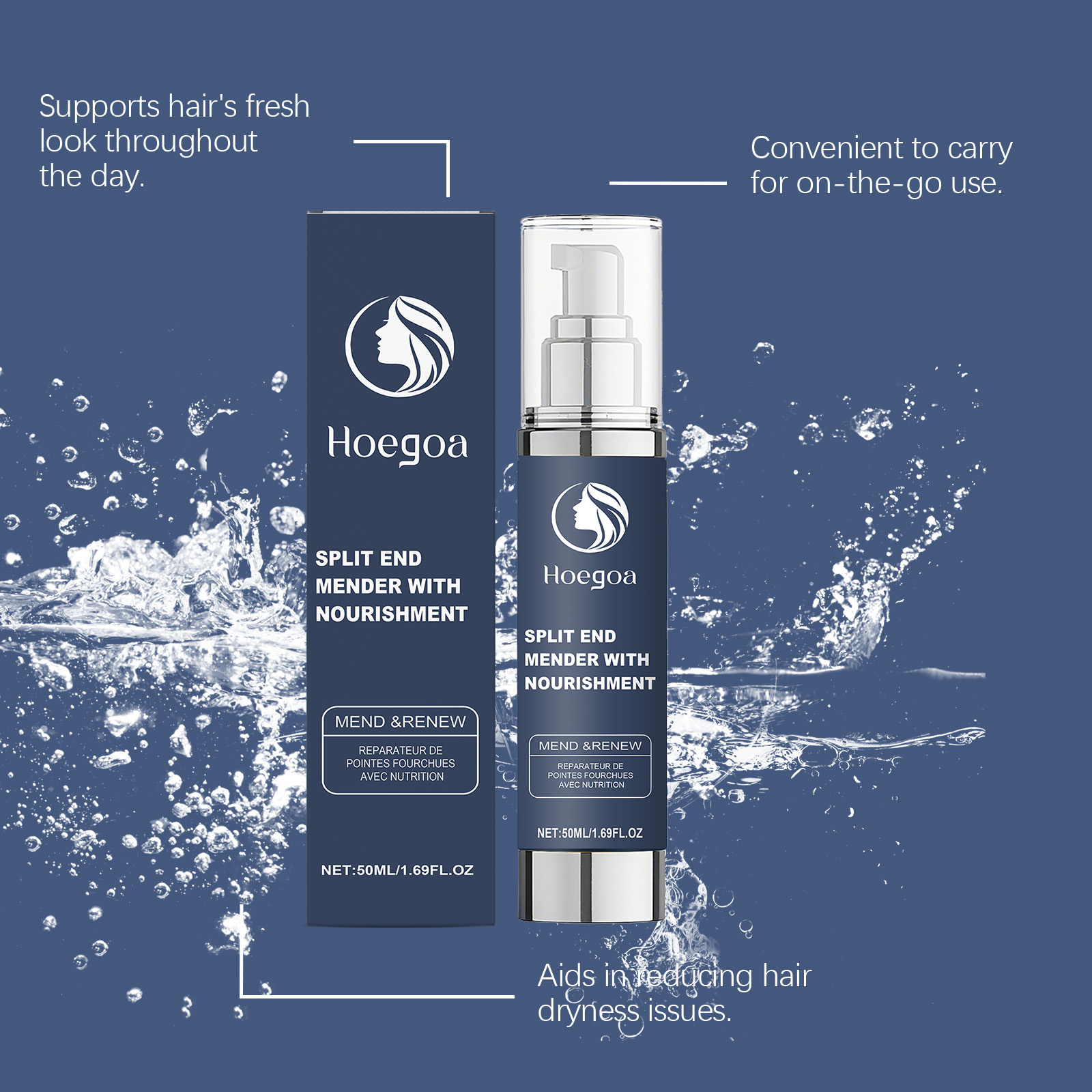 Moisturizing Hair Care Essence Mildly Nourishes Hydrates Hair Makes It Smooth For Daily Hair Care
