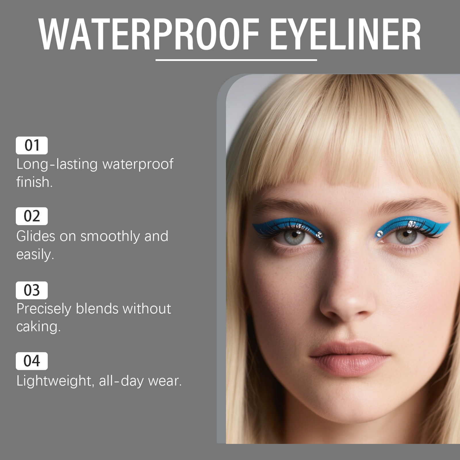 Licorice Shade Smooth Eyeliner Gel Pencil Natural Outline Drawing Silky Long Lasting Makeup Eye Liner Pen