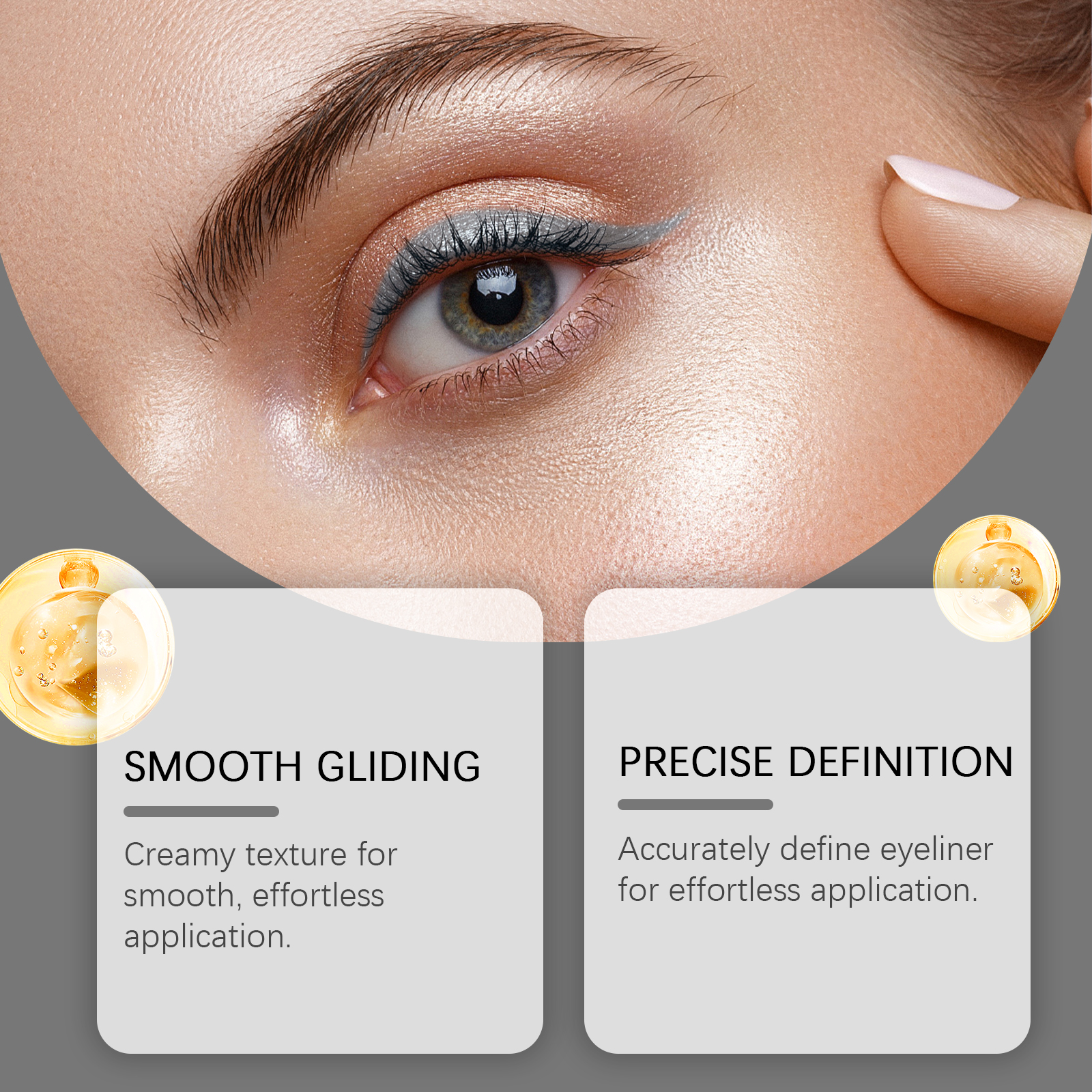Licorice Shade Smooth Eyeliner Gel Pencil Natural Outline Drawing Silky Long Lasting Makeup Eye Liner Pen