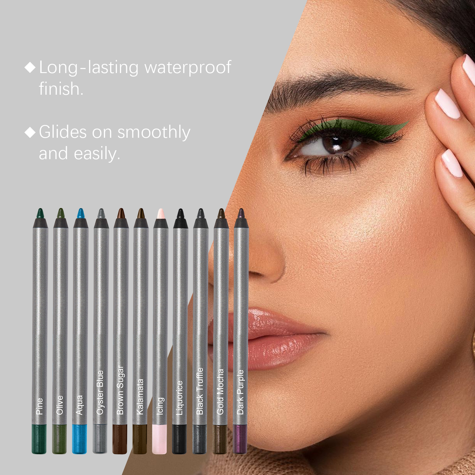 Licorice Shade Smooth Eyeliner Gel Pencil Natural Outline Drawing Silky Long Lasting Makeup Eye Liner Pen