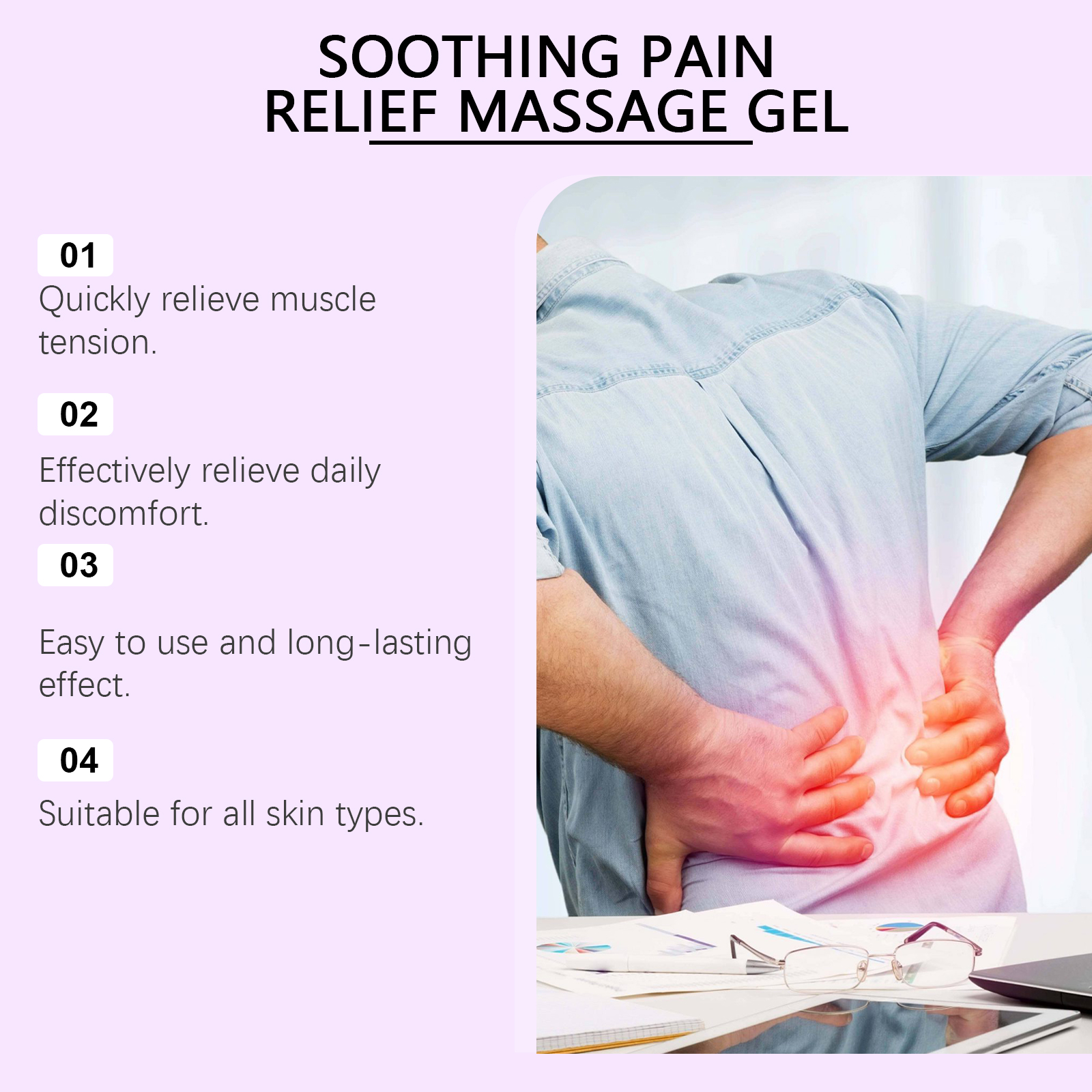 Body Care Gel Daily Care Joints Knees Elbows Shoulders Comfort External Topical Use