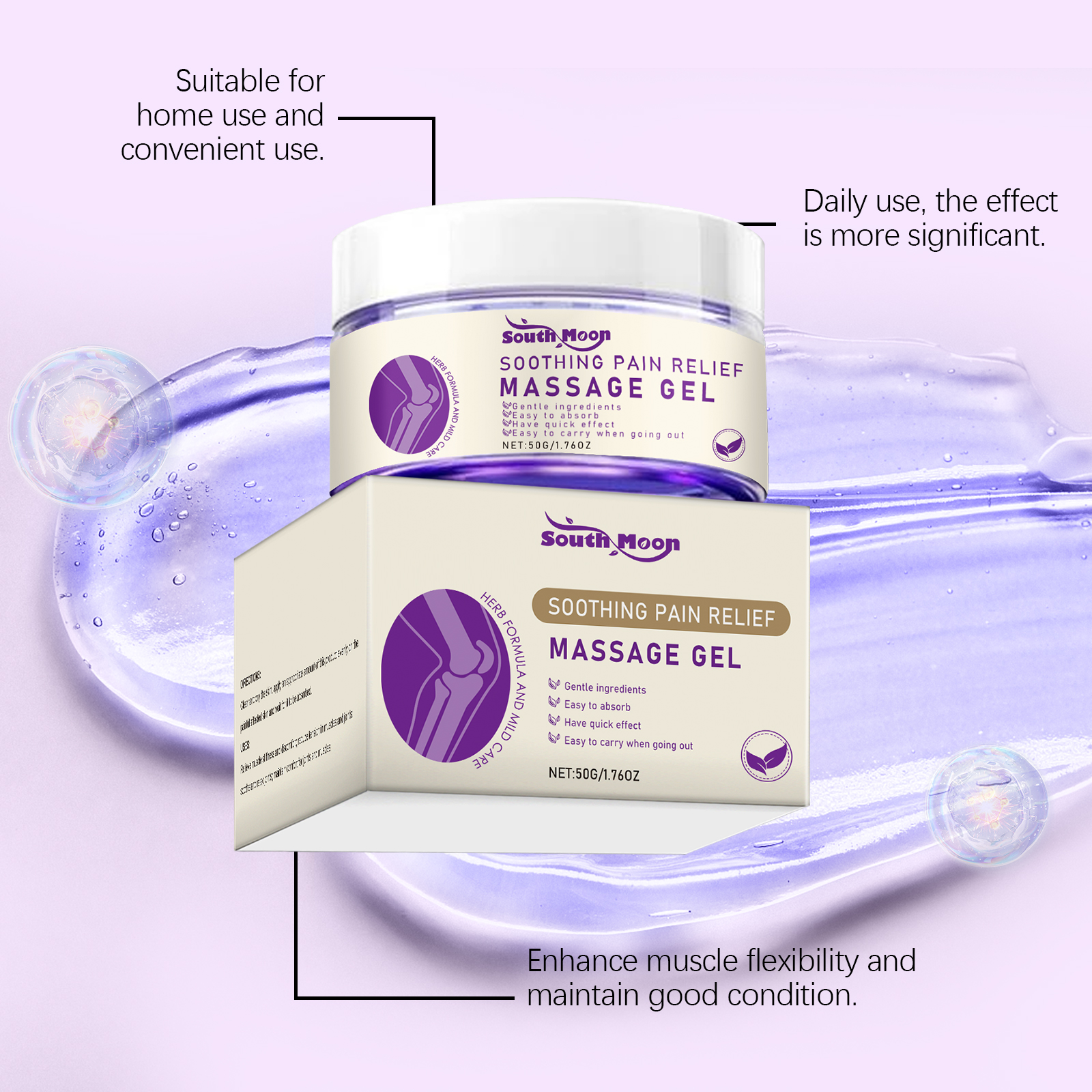 Body Care Gel Daily Care Joints Knees Elbows Shoulders Comfort External Topical Use
