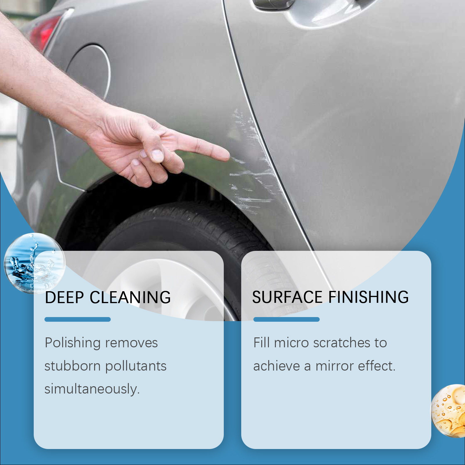 Car Scratch Repair Paste For Car Maintenance Renovation Paint Scratch Rubbing Polishing Paint Fix