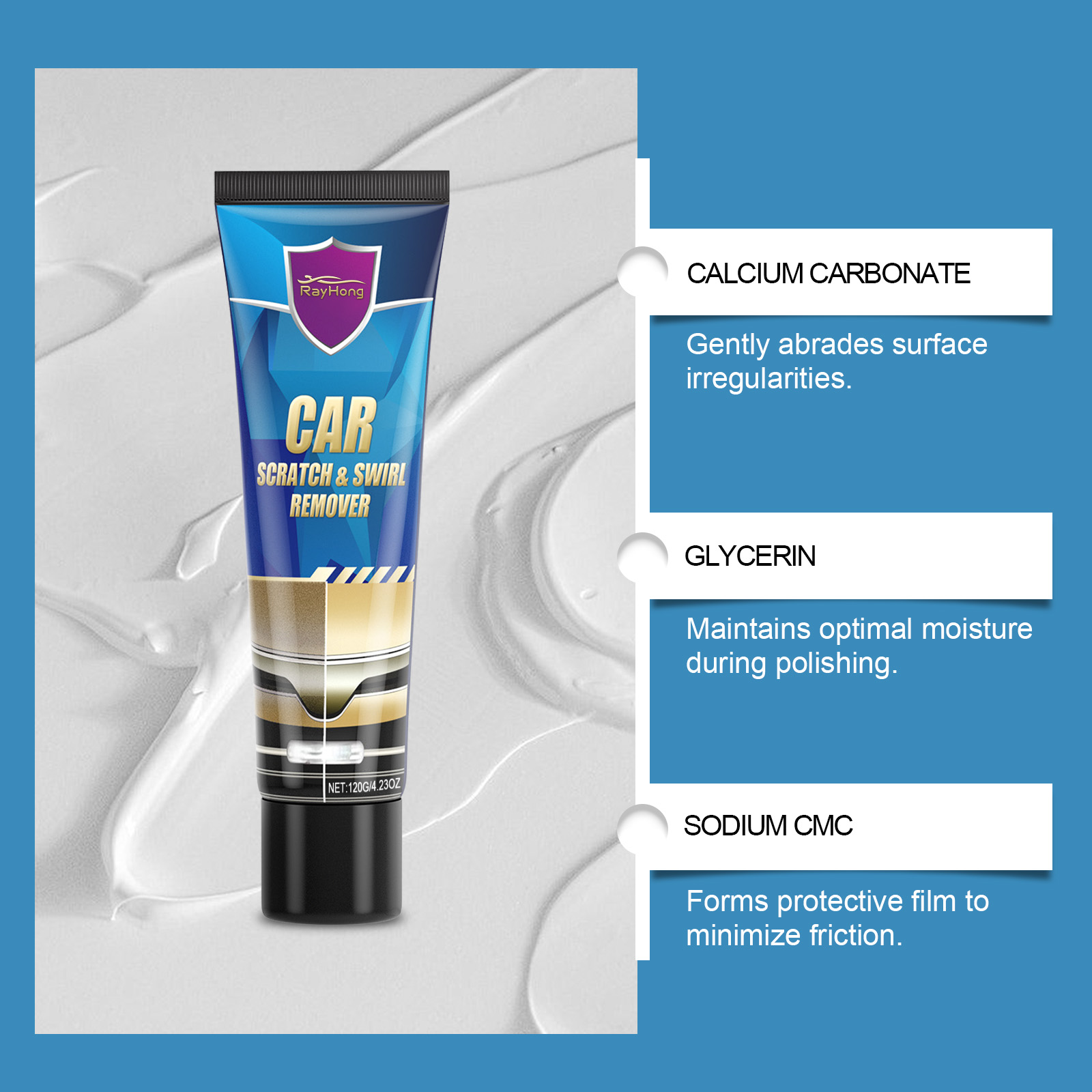 Car Scratch Repair Paste For Car Maintenance Renovation Paint Scratch Rubbing Polishing Paint Fix