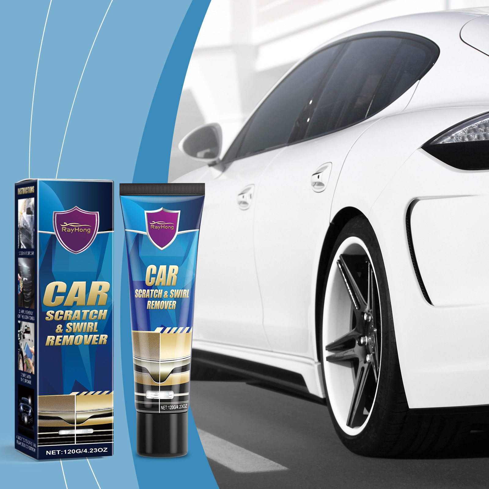 Car Scratch Repair Paste For Car Maintenance Renovation Paint Scratch Rubbing Polishing Paint Fix