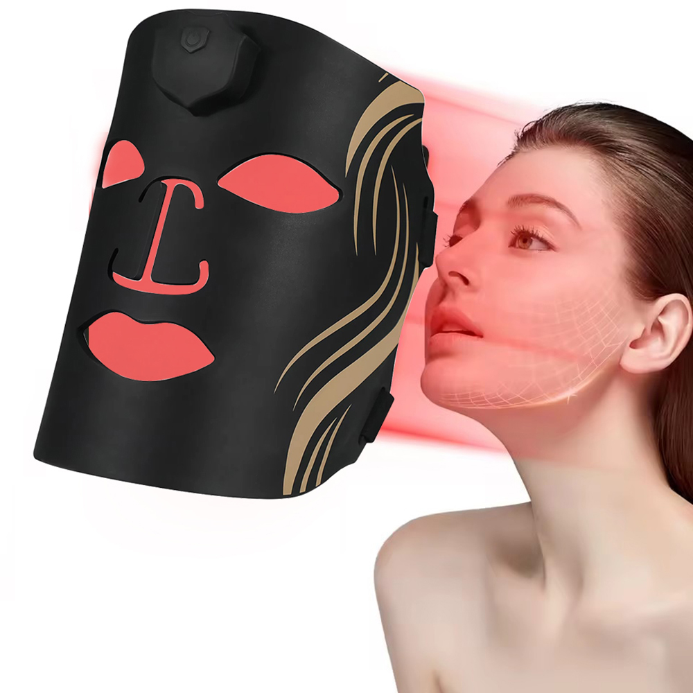 7 Colors Photon Silicone Face LED Mask 3D Facial Beauty Mask Red Light Therapy Face Mask Skin Care Repair Skin Brightening Wireless Use