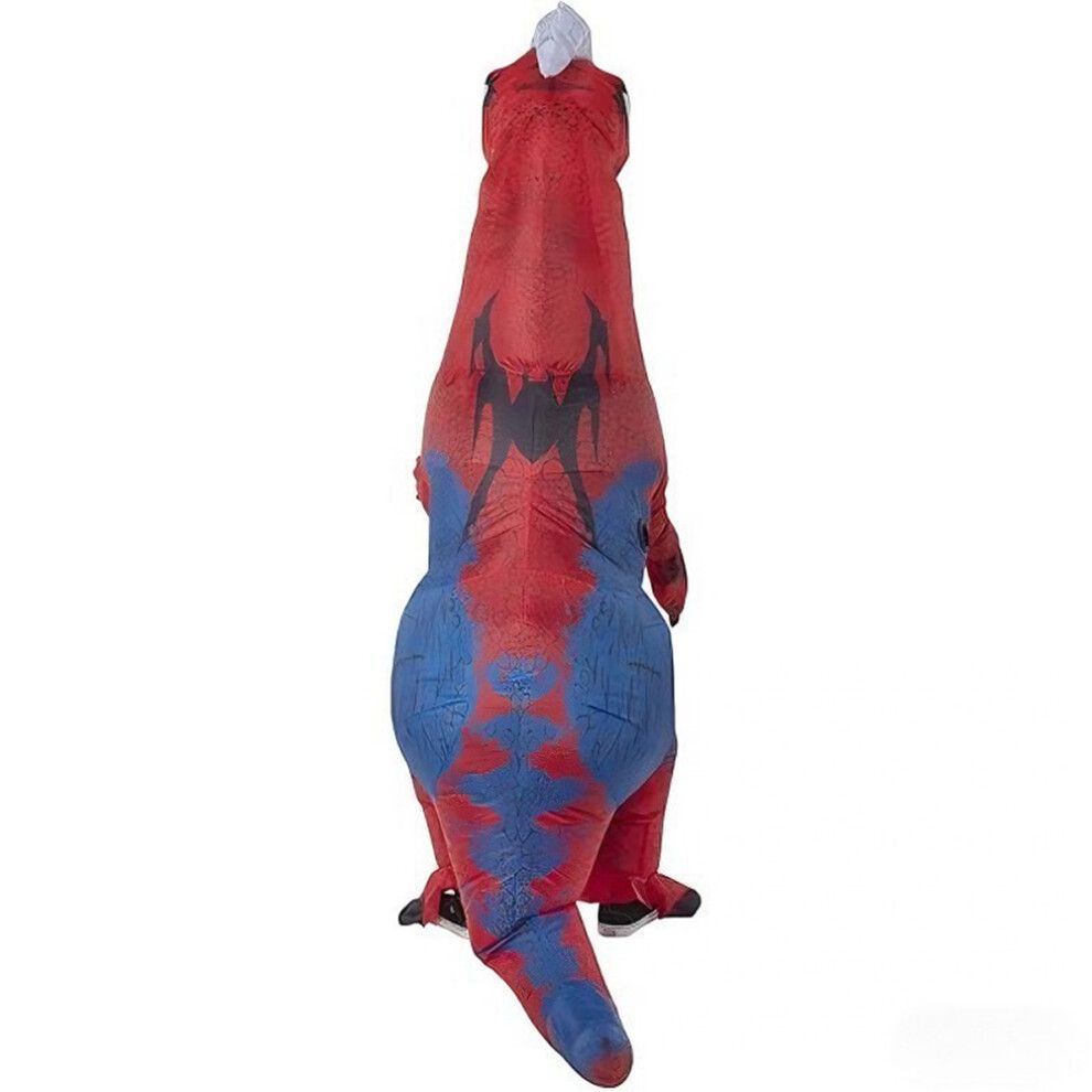 (Red) Spider Tyrannosaurus Rex Inflatable Fancy Dress Carnival Halloween Cosplay Costume Outfit for Adults Party Dress Up