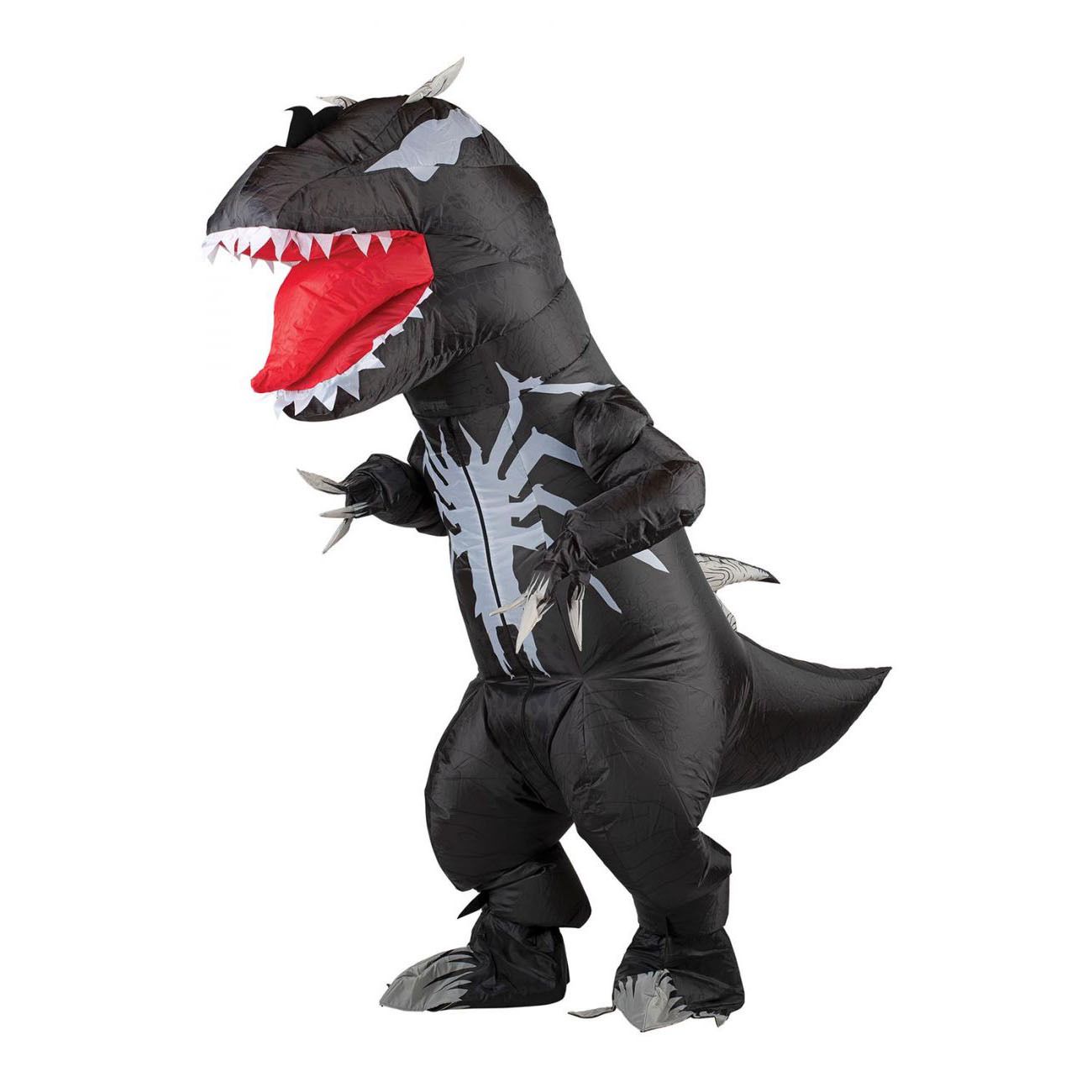 (Red) Spider Tyrannosaurus Rex Inflatable Fancy Dress Carnival Halloween Cosplay Costume Outfit for Adults Party Dress Up