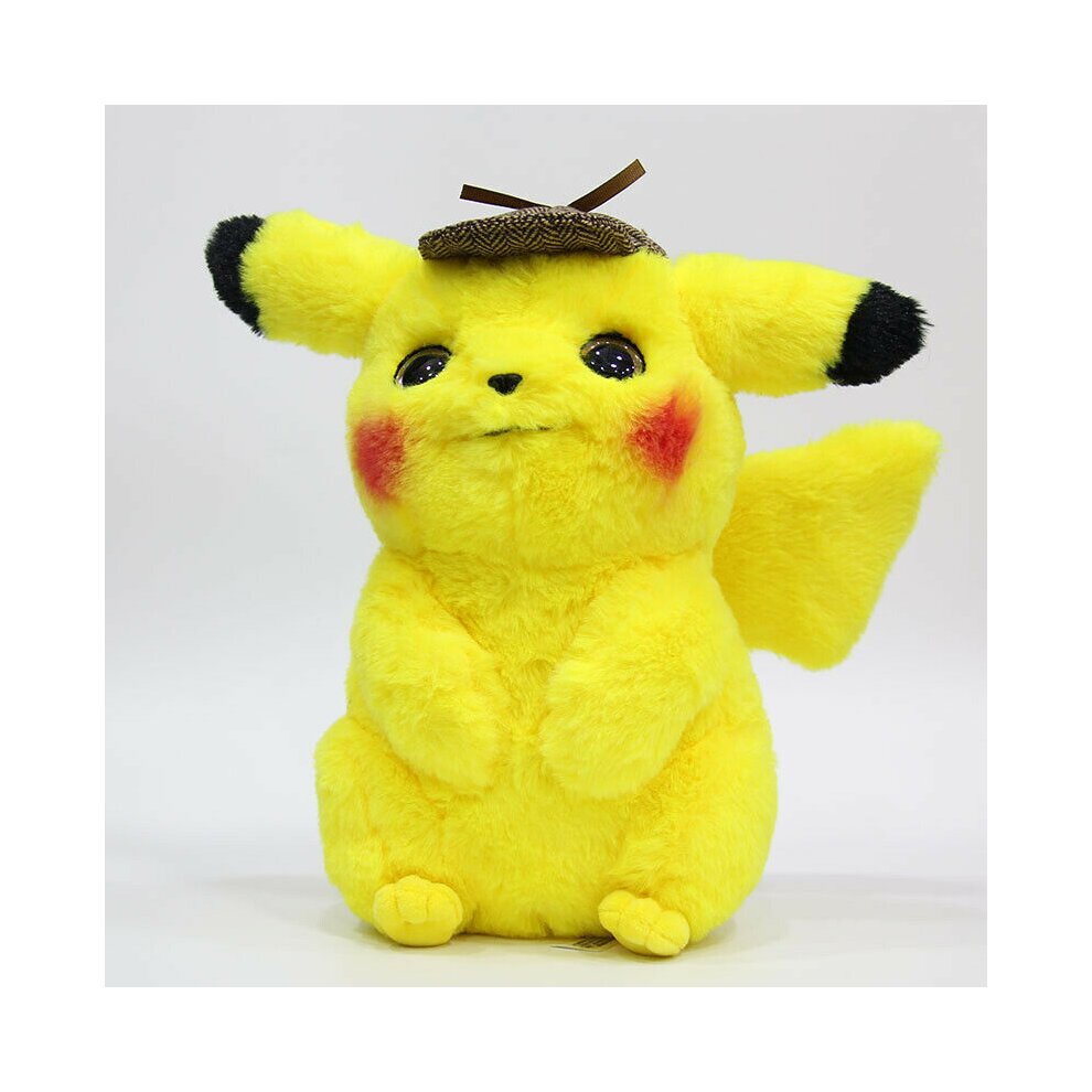 28CM Pokemon Detective Pikachu Soft Plush Teddy Doll Toys