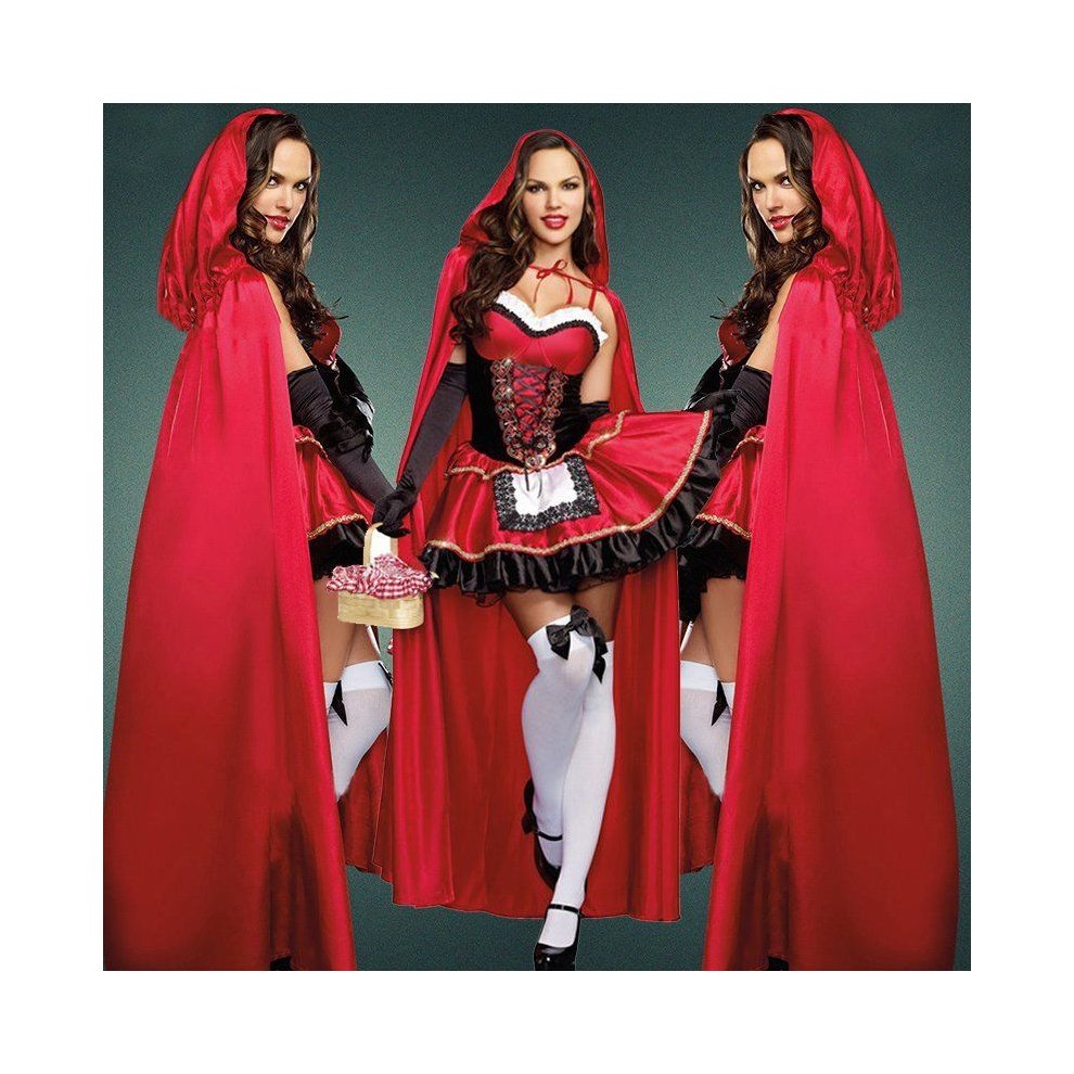Little Red Riding Hood Womens Halloween Costume | Fancy Dress Costume