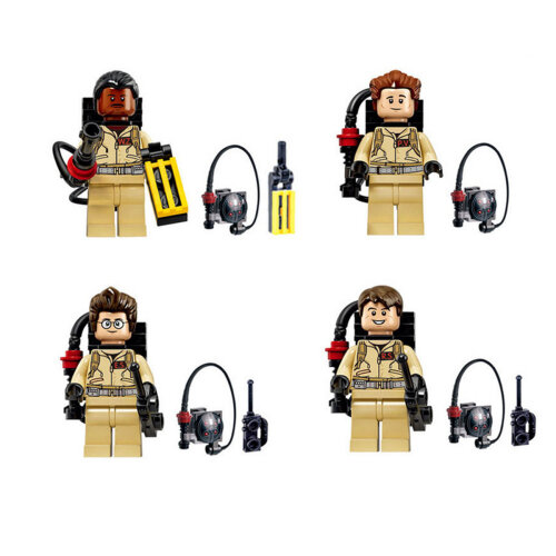 4PCS Ghost Busters Figures Ghostbusters Building Blocks Toys