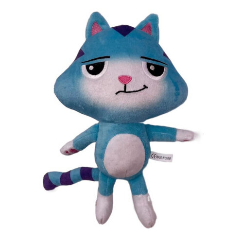 (Blue naughty cat ) 10'' Gabbys Dollhouse Pandy Plush Toy Stuffed Doll