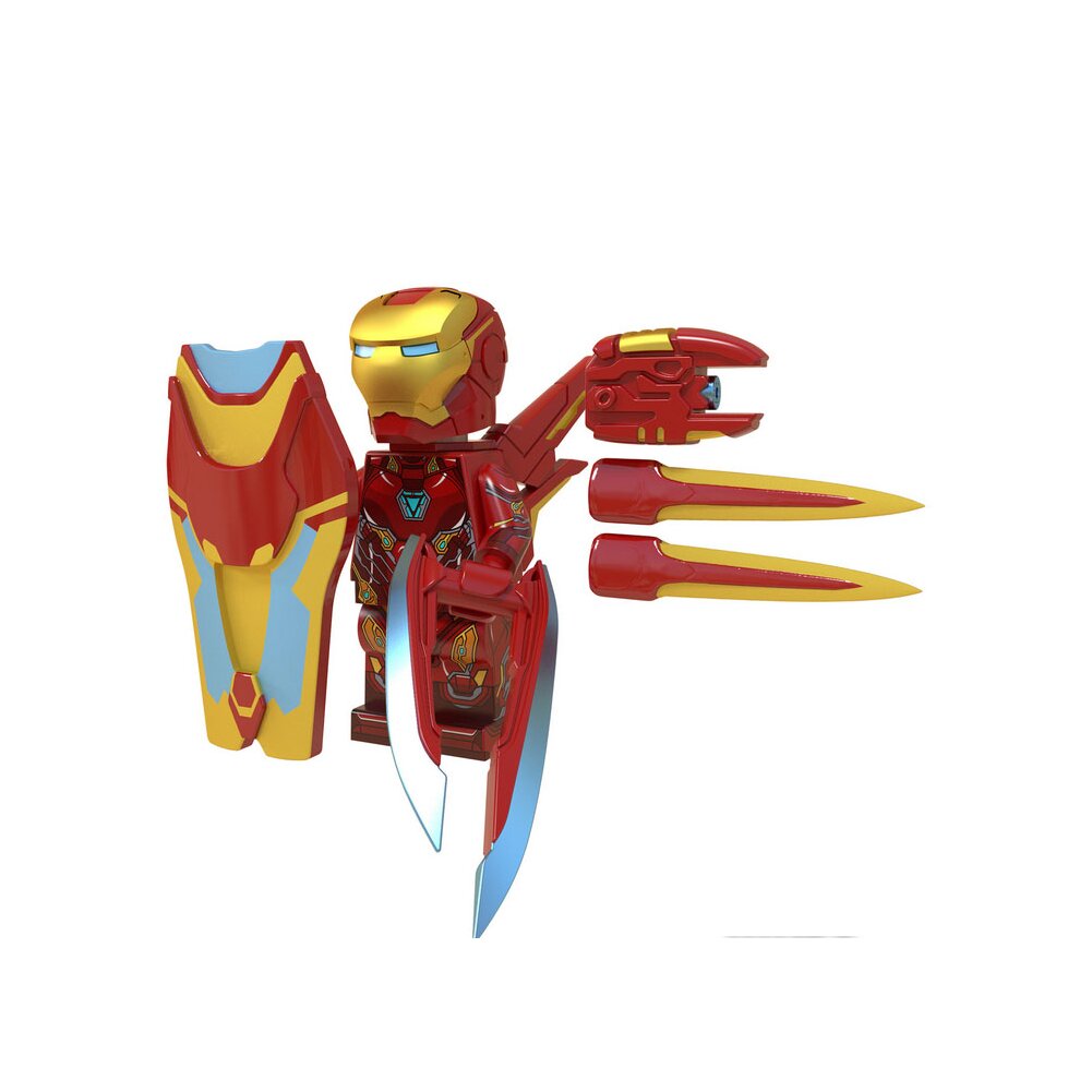 8PCS/SET Iron Man Mini figure Building Blocks Kids Toys