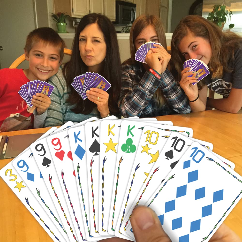 Five Crowns Card Game Family Board Game Fun Games for Family Game Night Home Party Playing with Kids Full English Version Xmas Gifts