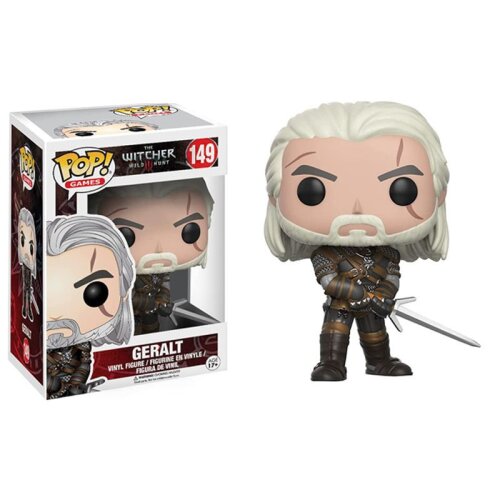 Funko Pop The Witcher 3 Wild Hunt Geralt Action Figure Vinyl Doll Toy for Decorations