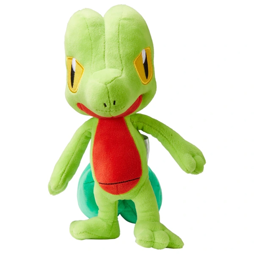 Pokémon Plush Doll Treecko Stuffed Toys Anime Figure Doll Cartoon Soft Figures Toys for Playing Collecting Baby Kids Birthday Christmas Gift 20cm Green