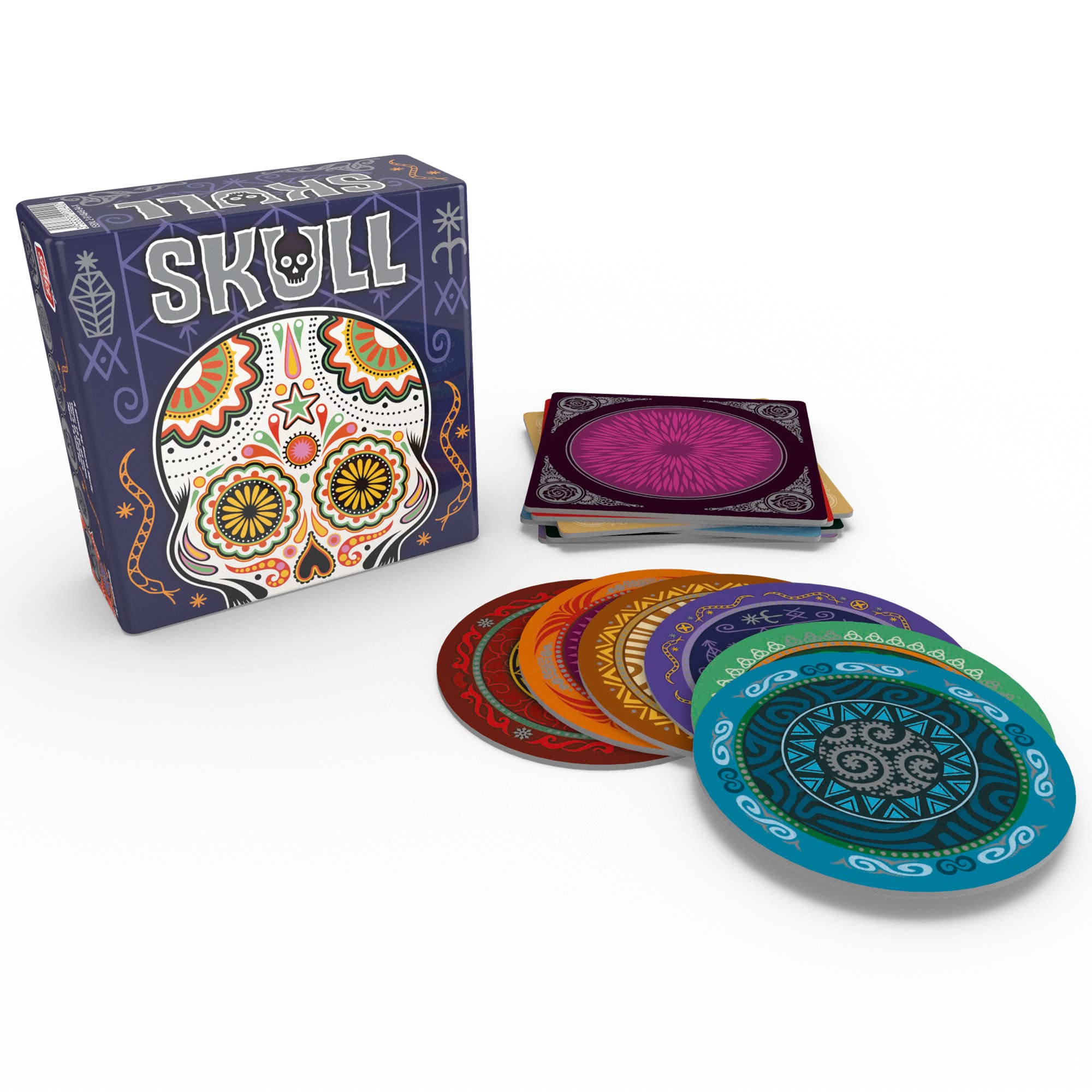 Skull 2020 Edition Board Game Card Game Quintessential Bluffing Game Party Game for Travel Birthday Gift Christmas Stocking Filler for Ages 10+ 3-6 Players 15-45 Minutes Playing Time