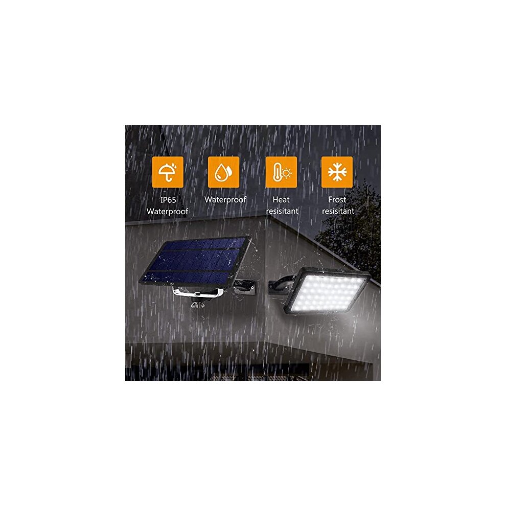 Solar Wall Lights Outdoor 1000 Lumen LED Solar Garden Lights Waterproof Solar Power Security Indoor