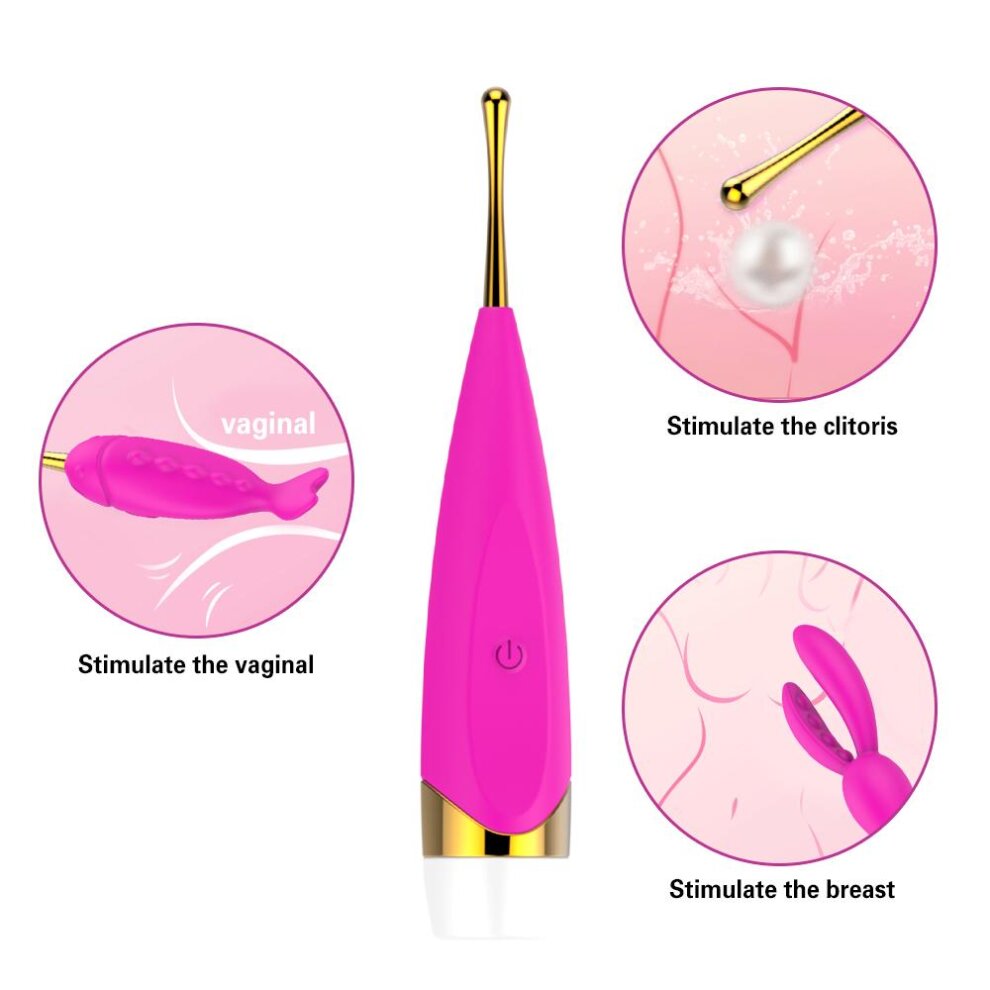 Clitoris Stimulator Intense G-Spot Vibrator Nipple Massager Adult Sex Toys with 12 Different Vibration Frequencies Clitoral Orgasm Women