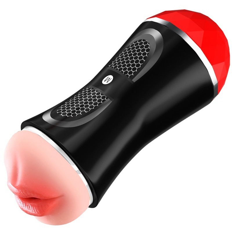 Male Masturbator Cup Penis Massager Adult Sex Toys Manual Real Vagina Doll for Men Endurance Exercise Deep Throat Pussy Mouth Double Head