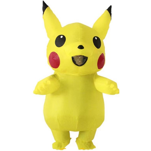 (For Child(Height 120-140cm)) Pokemon Pikachu Inflatable Costume set for kids