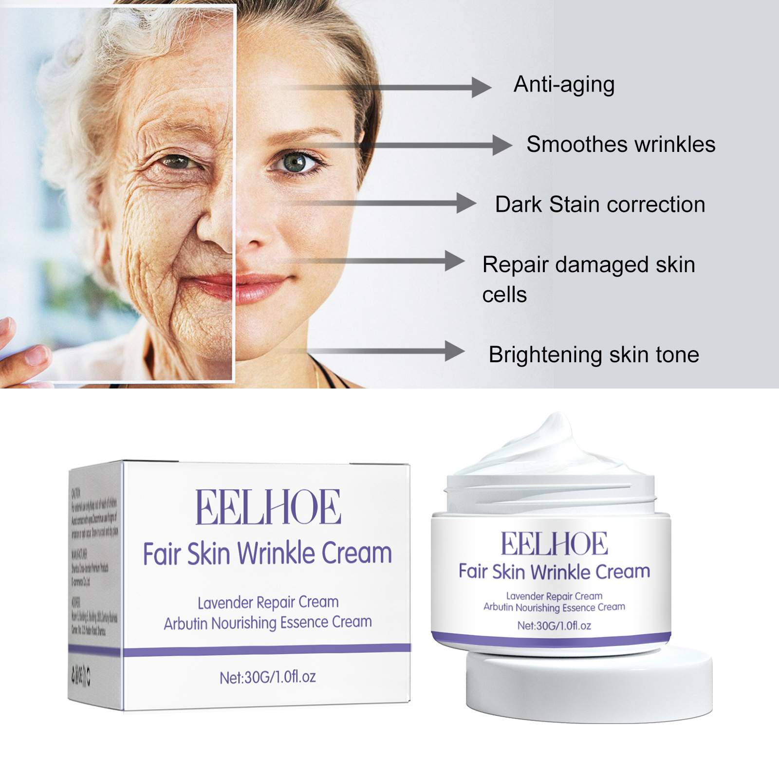 Face Cream Anti Wrinkle Face Brightening Tightening Acne Dark Spot Remover Moisturizing Skin Care Products