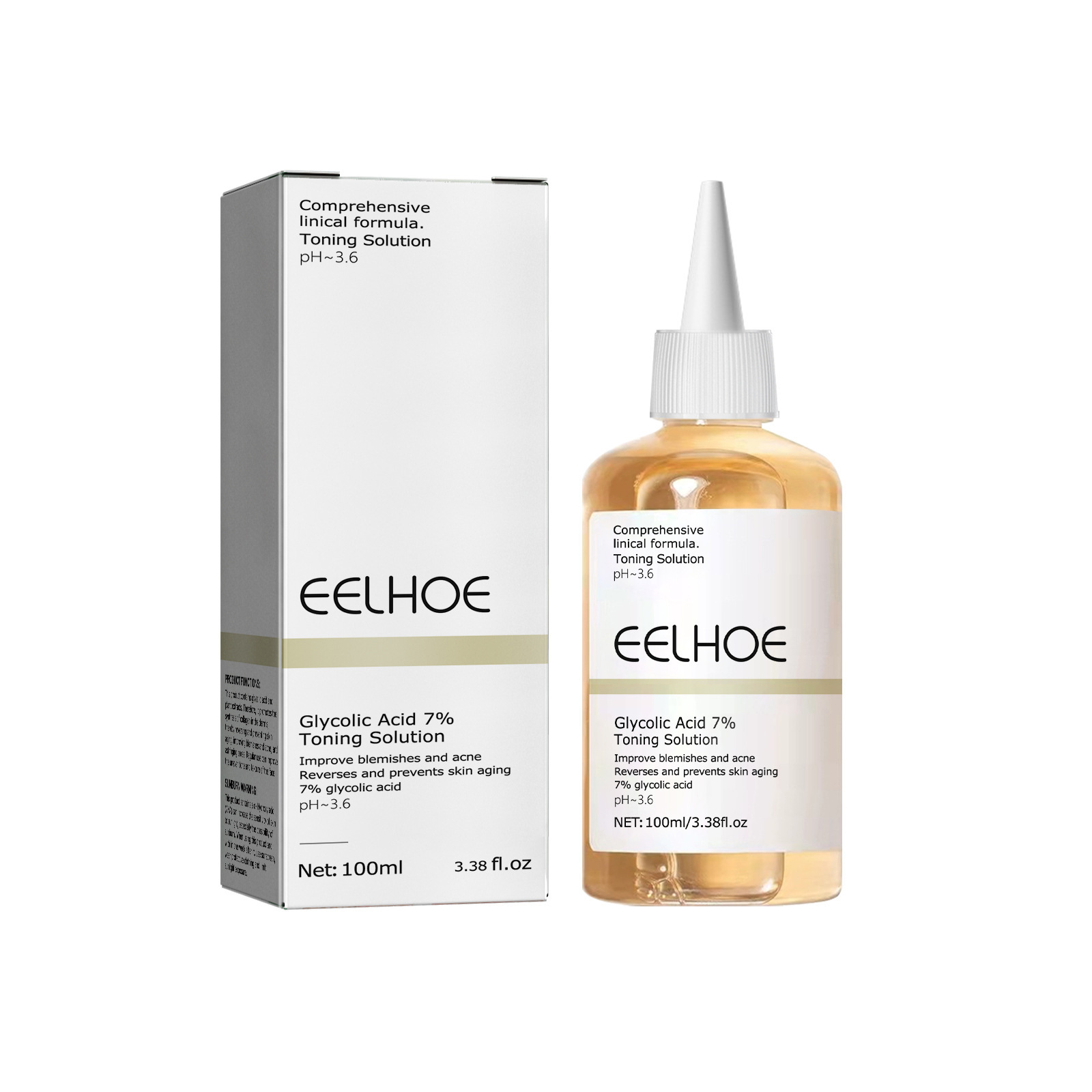 Face Toner for Women Glycolic Acid 7 Percent Toning Resurfacing Solution Improve Blemishes Remove Acne Marks Skin Care