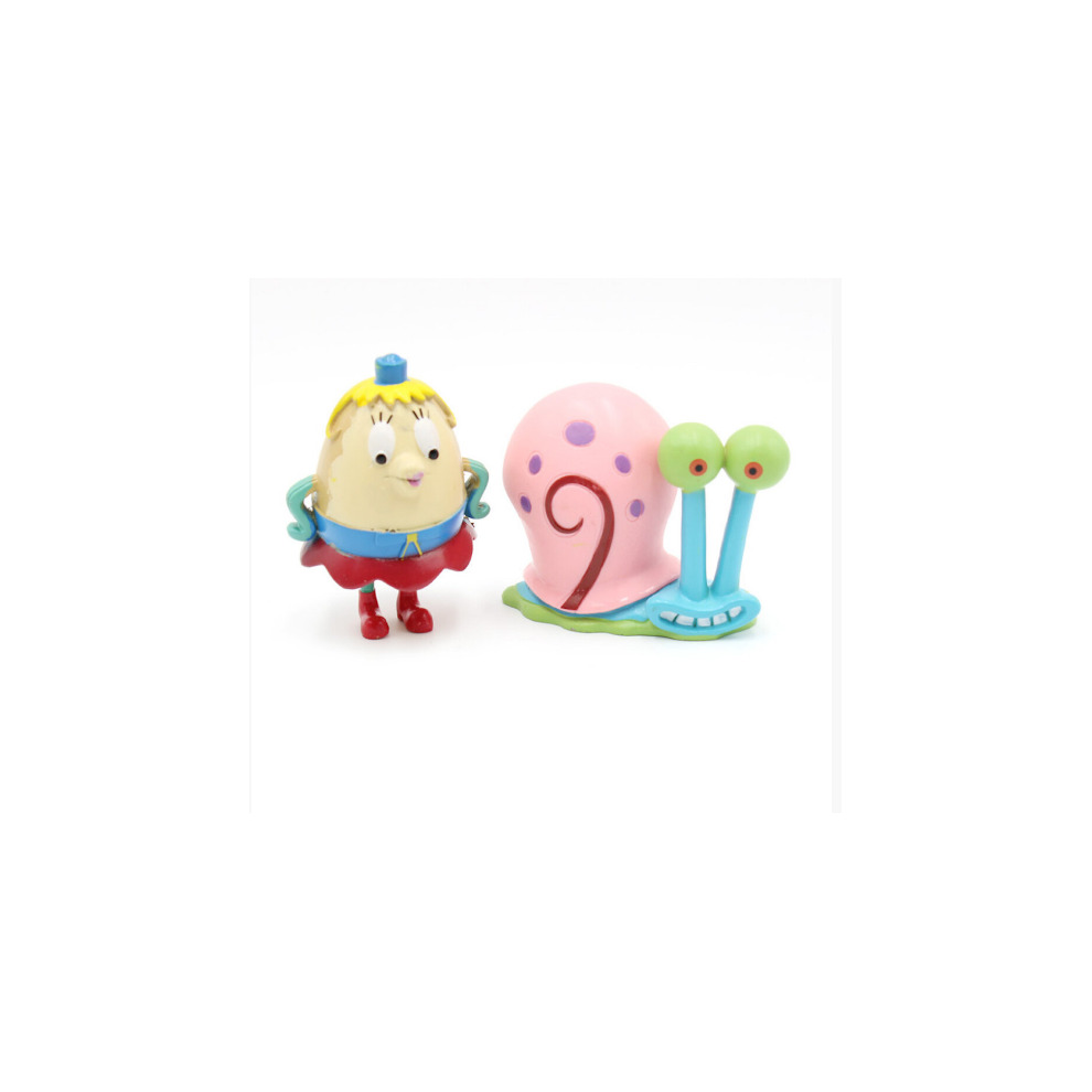 12pcs Spongebob Patrick Cartoon Figure Toy