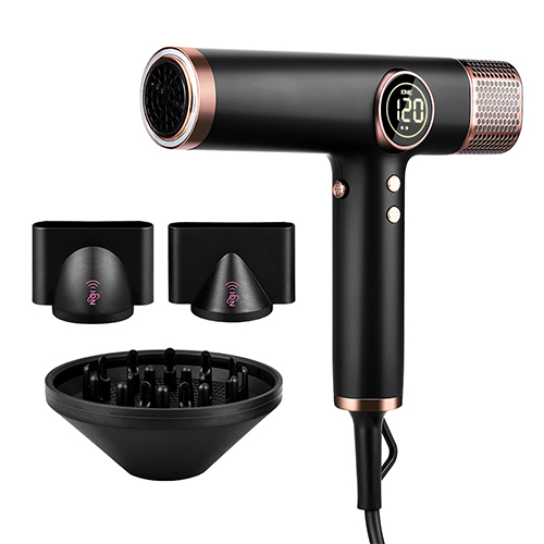 Hair Dryer Lightweight Hairdryer with 110000 RPM High Speed Motor for Fast Drying 200 Million Ionic Hairdryers for Women and Men Low Noise 3pcs Nozzle