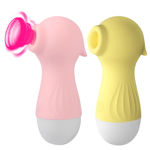 (Yellow) G Spot Sex Toys Sucking Vibrator Vagina Vibrating Sucker 10 Speeds Clitoris Orgasm Adult Toy for Women Massage Masturbation Stick Female Masturbator