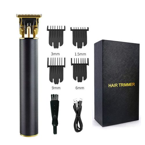 Metal Barber Hair Clipper USB Rechargeable Electric Hair Trimmer for Men