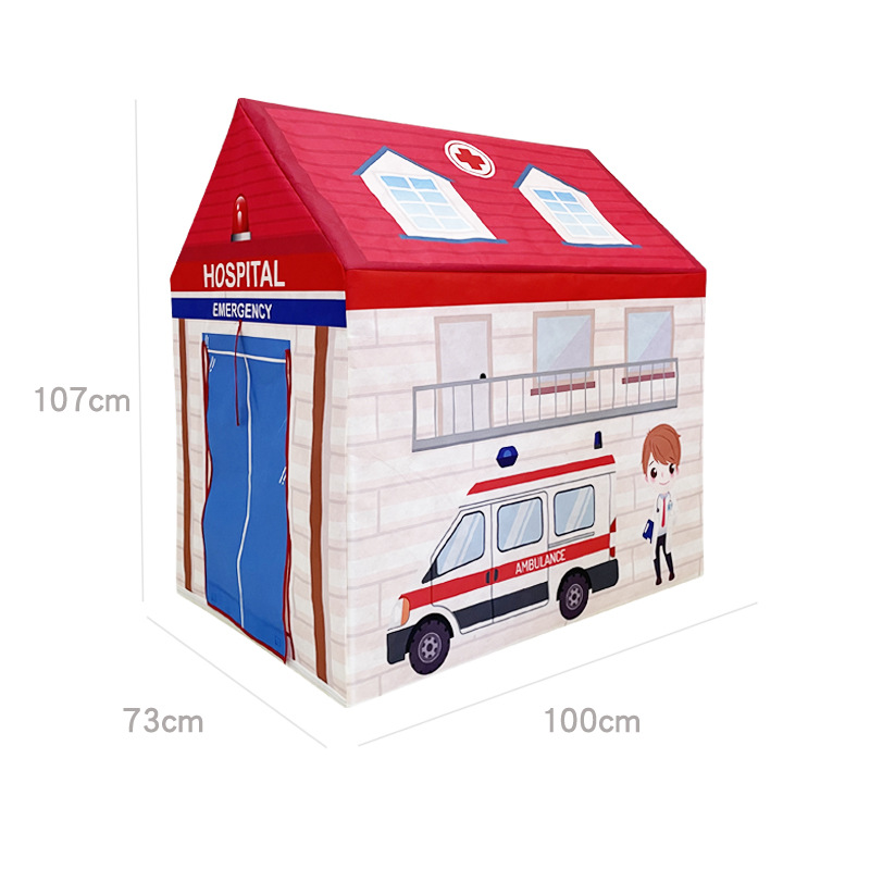 Kids Play Tent Indoor Toy House Playful Hospital for Imaginative Play
