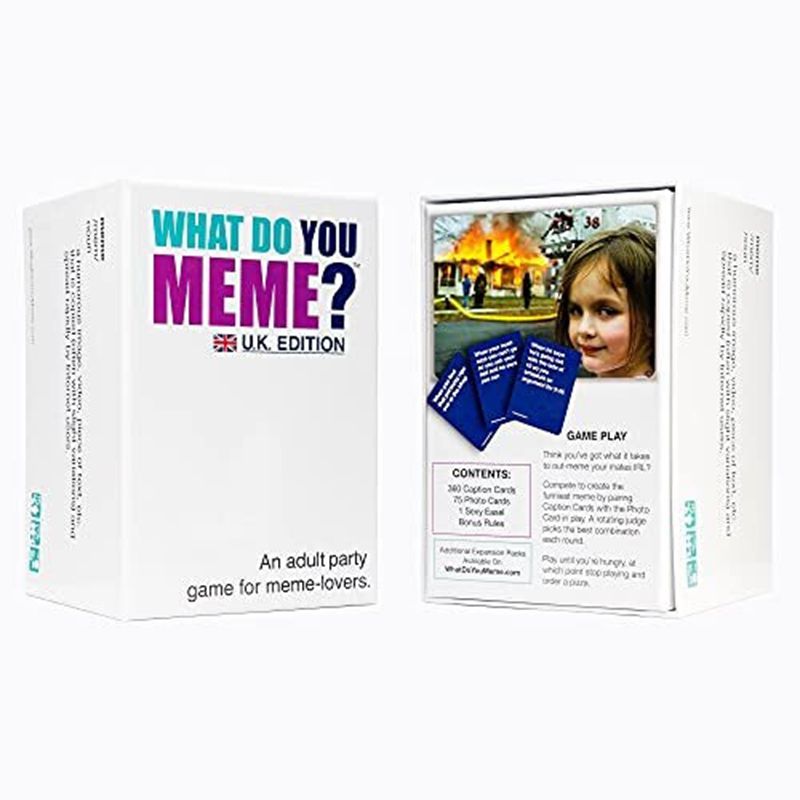 WHAT DO YOU MEME? Core Game - The Hilarious Adult Party Game for Meme Lovers (UK Edition)