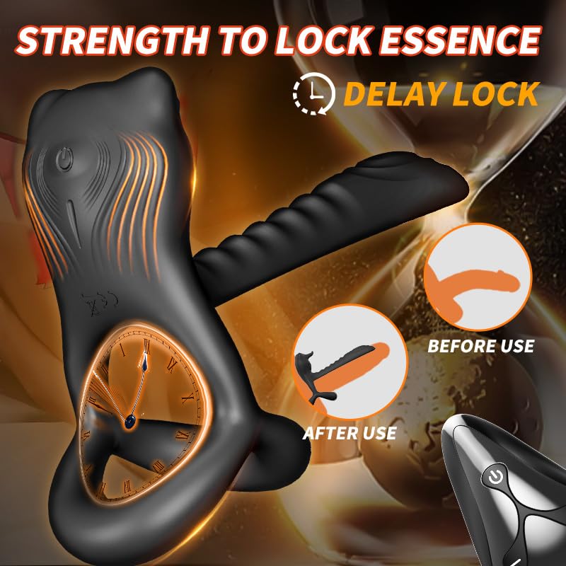 Vibrator Ring Male Lock Ring Vibrator Male And Female Sex Toys Stimulator Remote Control Sex Adult Supplies