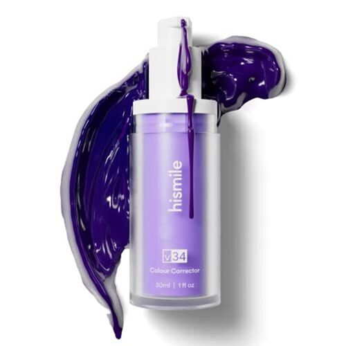 Hismile v34 Colour Corrector Purple Teeth Whitening Tooth Stain Removal