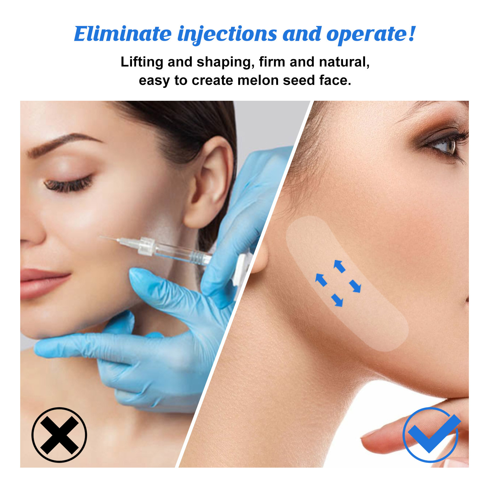 120pcs Invisible Face Stickers Transparent Thin Face Patche Double Chin Lift Tools V Shape Face Wrinkle Sagging Skin Tape Facelifting Patch Gifts