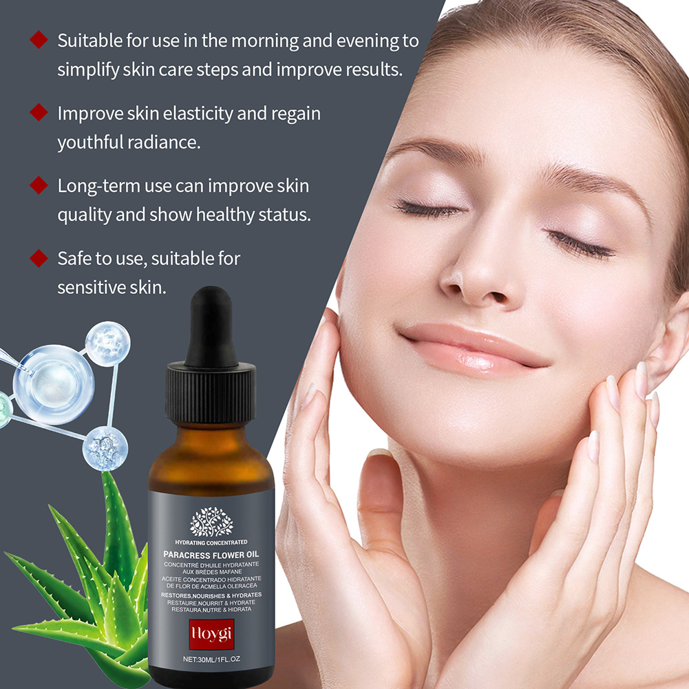 Paracress Flower Oil Extract Essential-Oils Reduce Fine Lines/Wrinkles Essences For Women Masks
