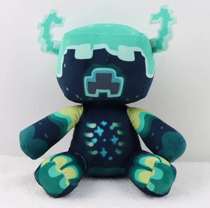 Minecraft Warden Plush Toy Pixel Doll Children Doll Kids Gift Home Decoration