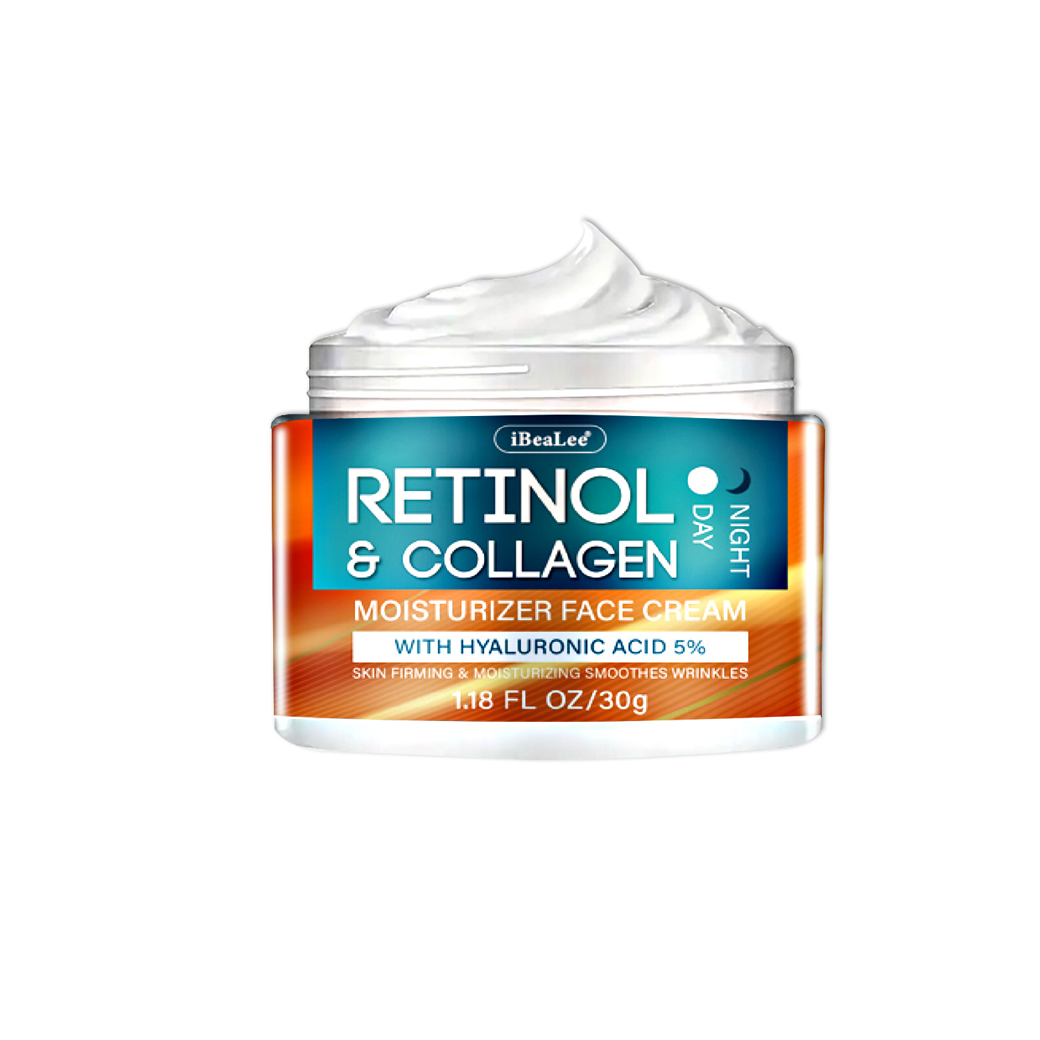 Retinol Collagen Moisturizer Face Cream Hydrating Moisturizing Firming Nourishing Skin Care Rejuvenating Facial Care 30ml