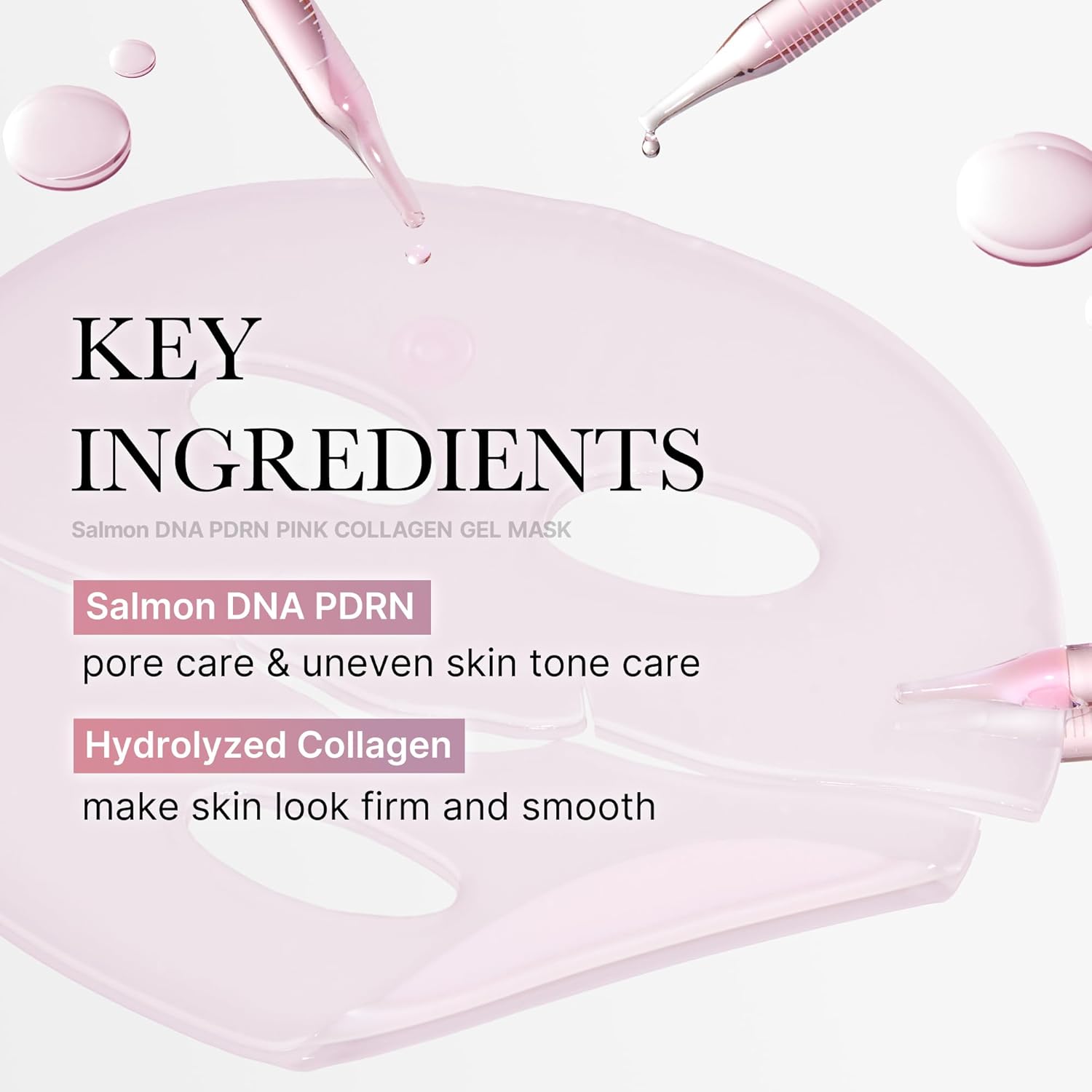 medicube Jelly Gel Mask with Salmon DNA PDRN Pink Collagen Overnight Face Mask for Glass Glow Skin Elasticity, Hydrating Firming Moisturizing Korean Skincare
