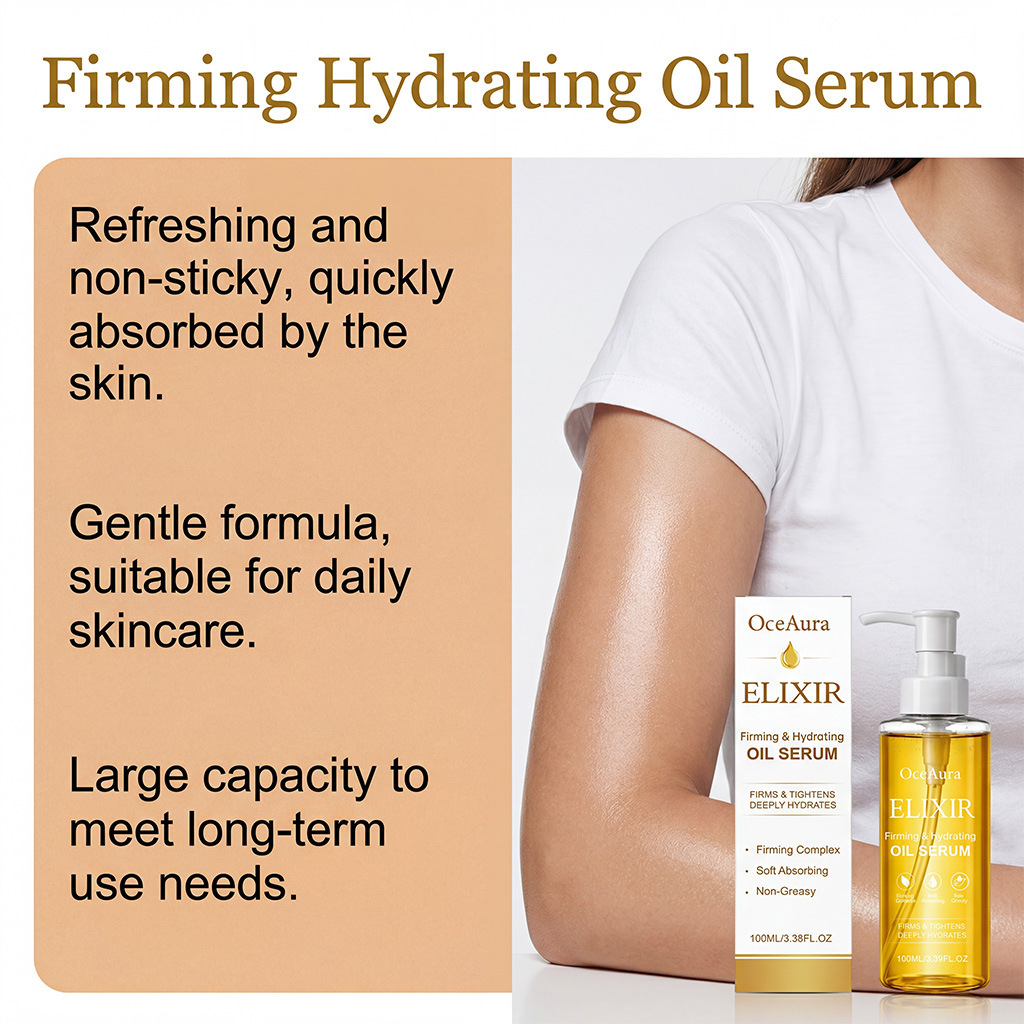 Body Oil Lightweight Moisturising Hydrating Lock in Moisture Smooth Skin Care for Daily Home Use Natural