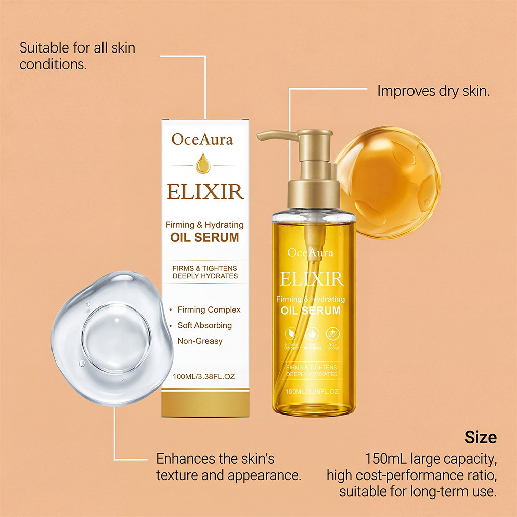 Body Oil Lightweight Moisturising Hydrating Lock in Moisture Smooth Skin Care for Daily Home Use Natural