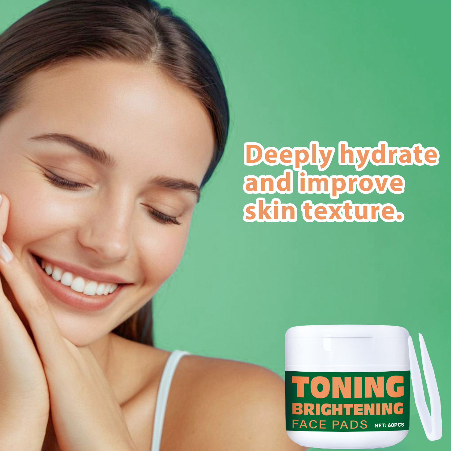 Blemish Correcting Toner Pads For Dark Spot Fading Even Skin Tone Daily Gentle Exfoliating And Hydrating Face Care 60 Pads