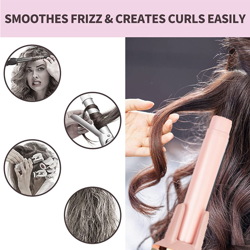 Automatic Hair Curler Stick Negative Ion Electric Ceramic Curler Fast Heating Rotating Magic Curling Iron Hair Care Styling Tool