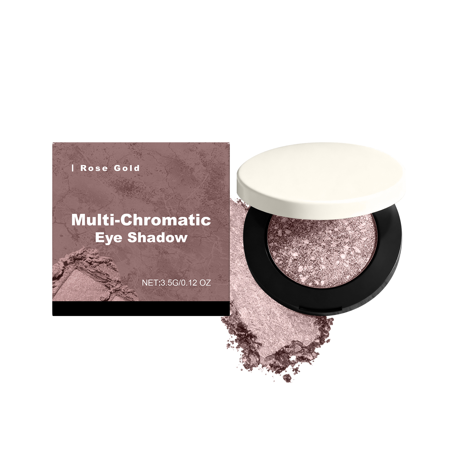 (Skin Tone) Shimmer Three Dimensional Eye Shadow Glitter Diamond Bright Pearlescent Powder Niche Color Suitable For All Makeup Looks