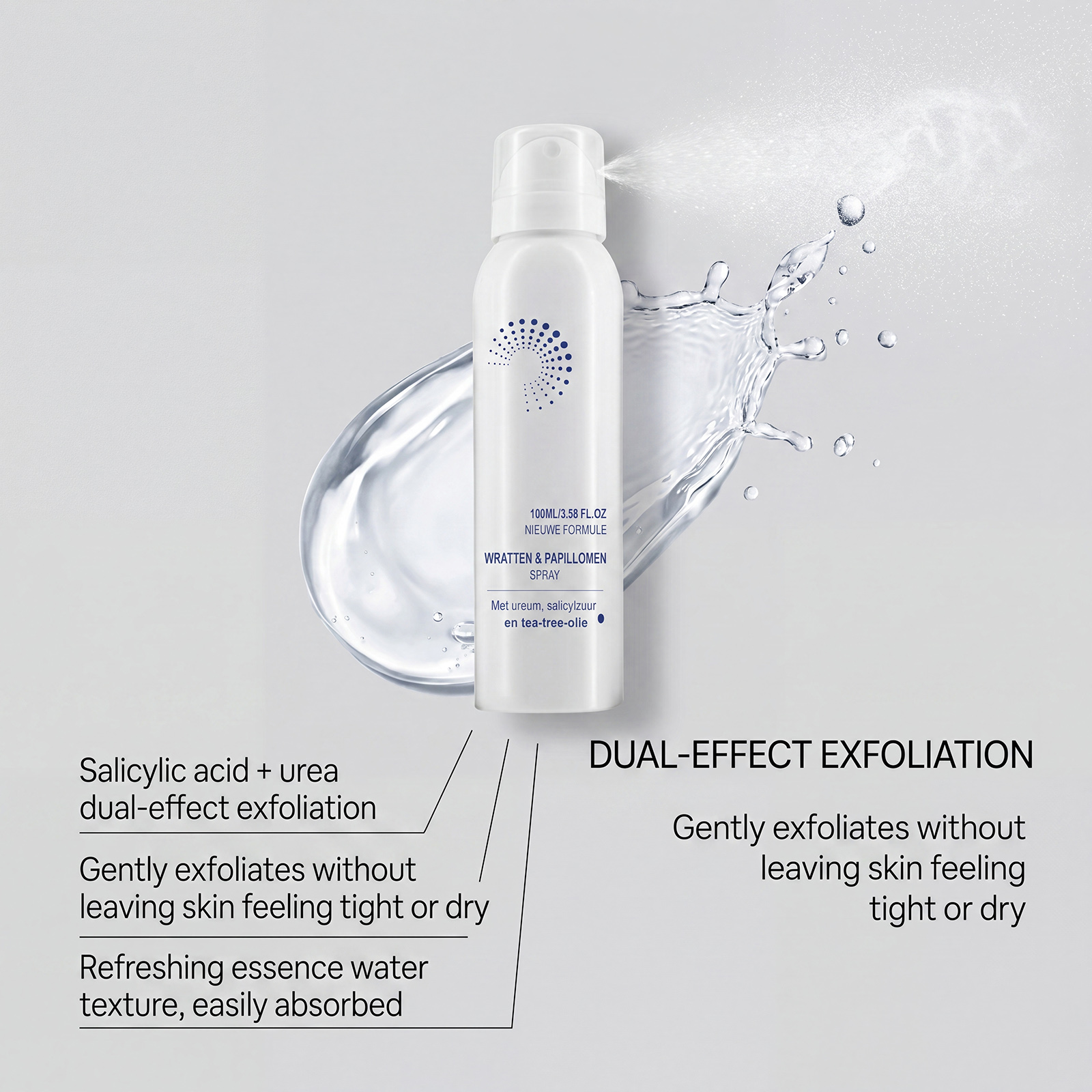 Exfoliating Purifying Essence Water Mild Moisturizing Softening Smooth Daily Care For Rough Body Skin