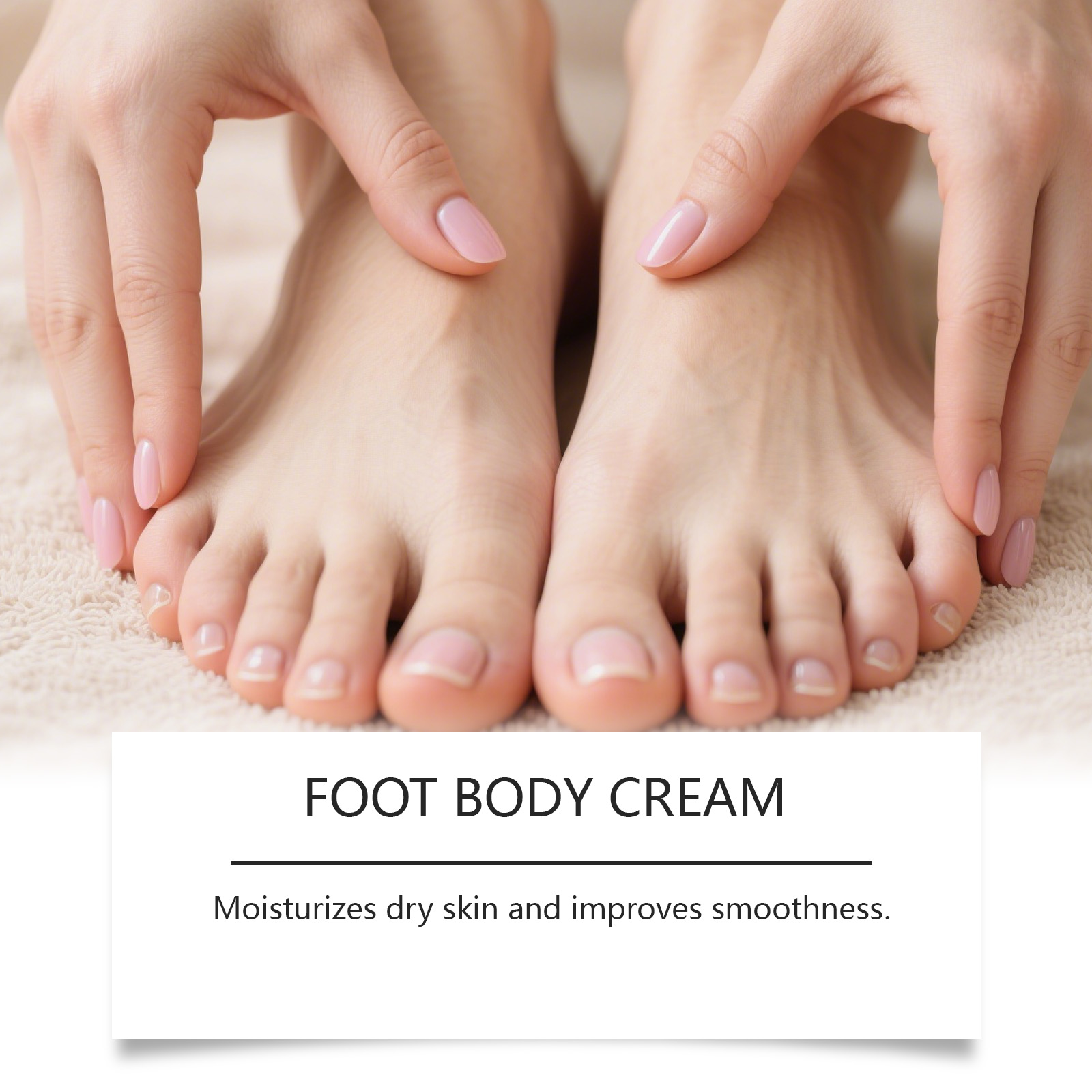 Hand Foot Moisturizing Care Cream Mild Hydrating Nourishing For Heels Elbows Whole Body Skin