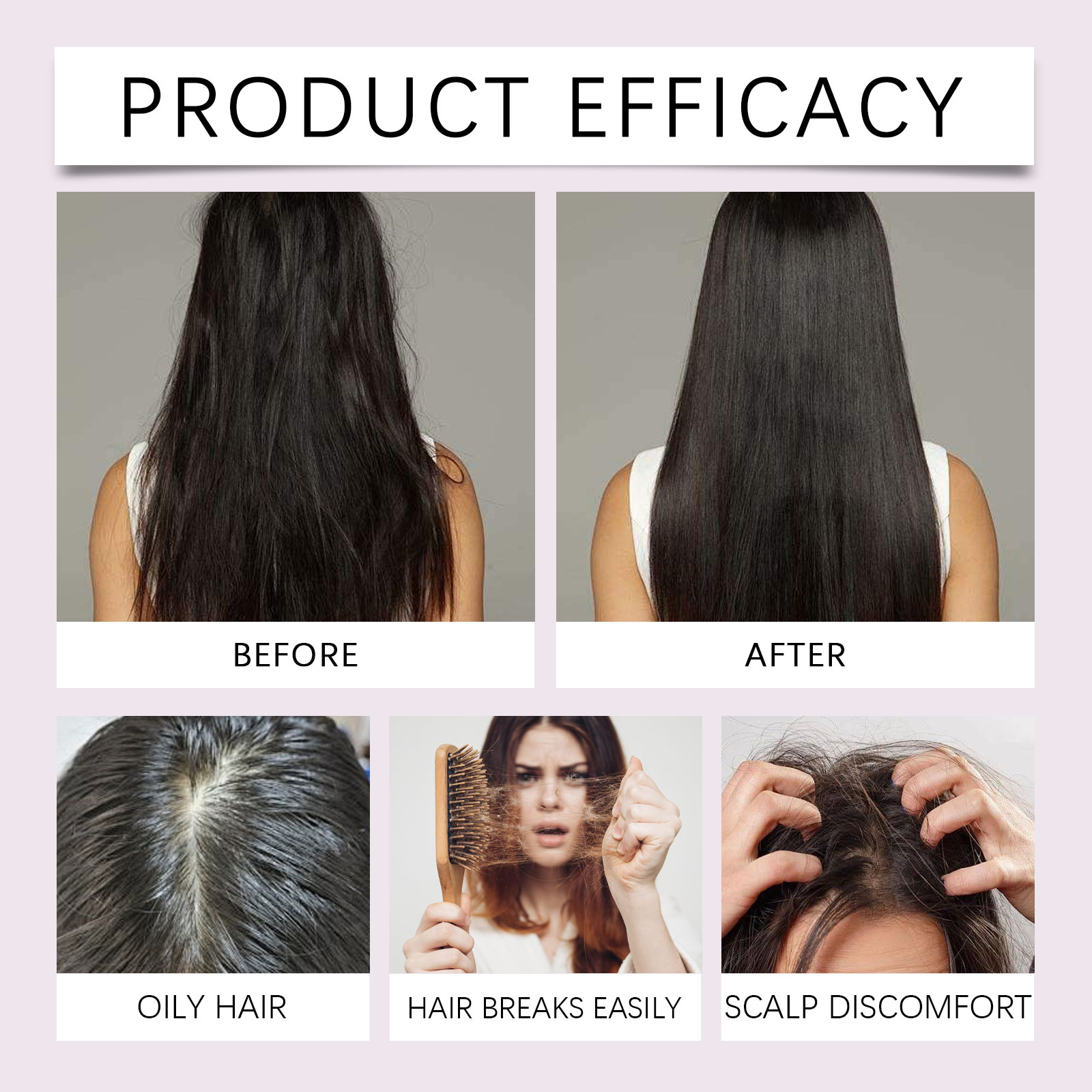 Hair No Rinse Softening Spray Oil Removing Light Fluffy Refreshing Moisturizing Hair Care Portable For Tresses