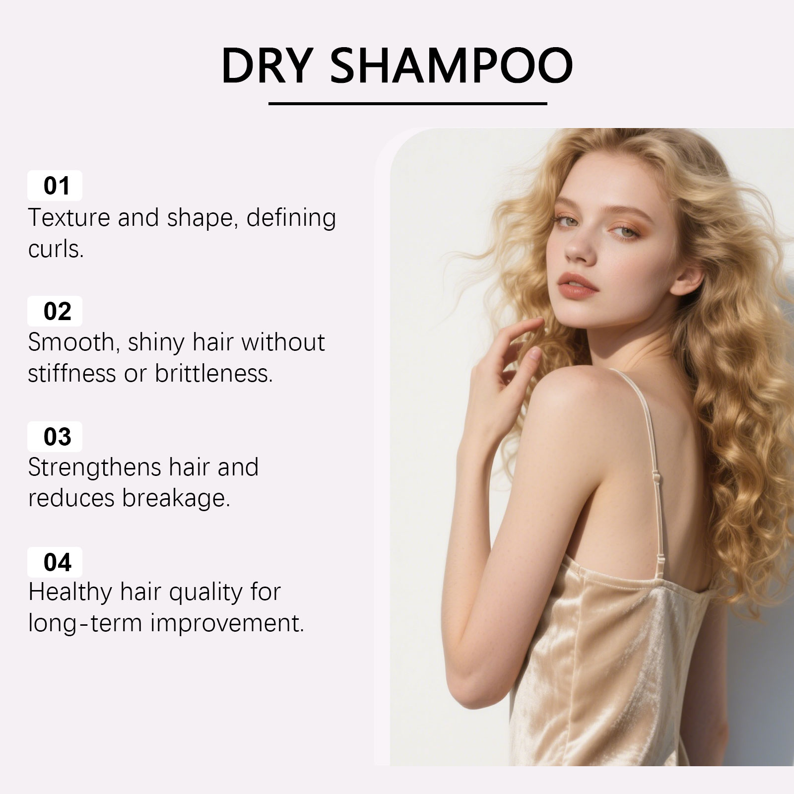 Hair No Rinse Softening Spray Oil Removing Light Fluffy Refreshing Moisturizing Hair Care Portable For Tresses