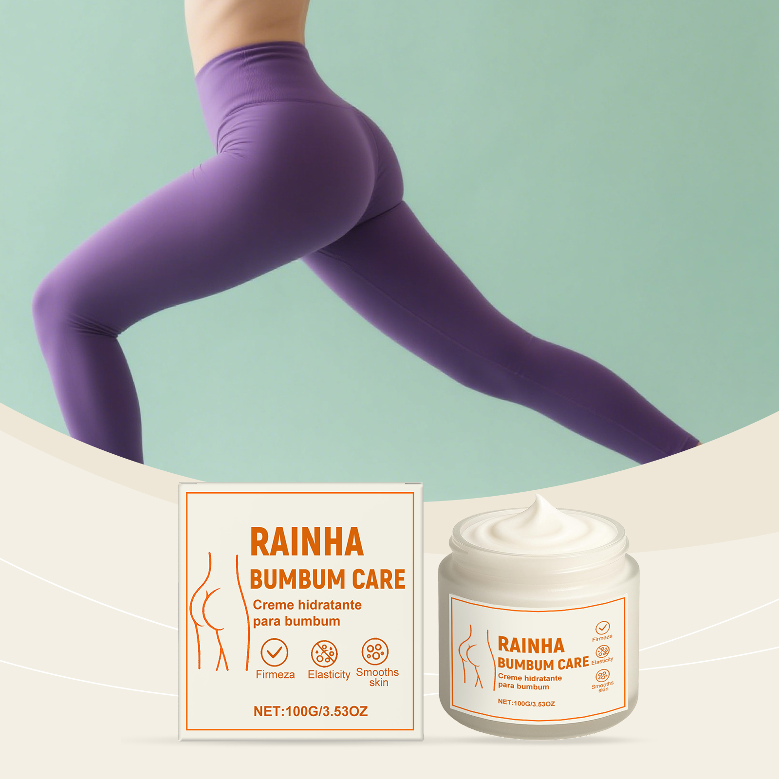 Buttock Care Cream Mild Gentle Refreshing Fast Absorb Plump Soft Nourish Body Skin Curve Contour